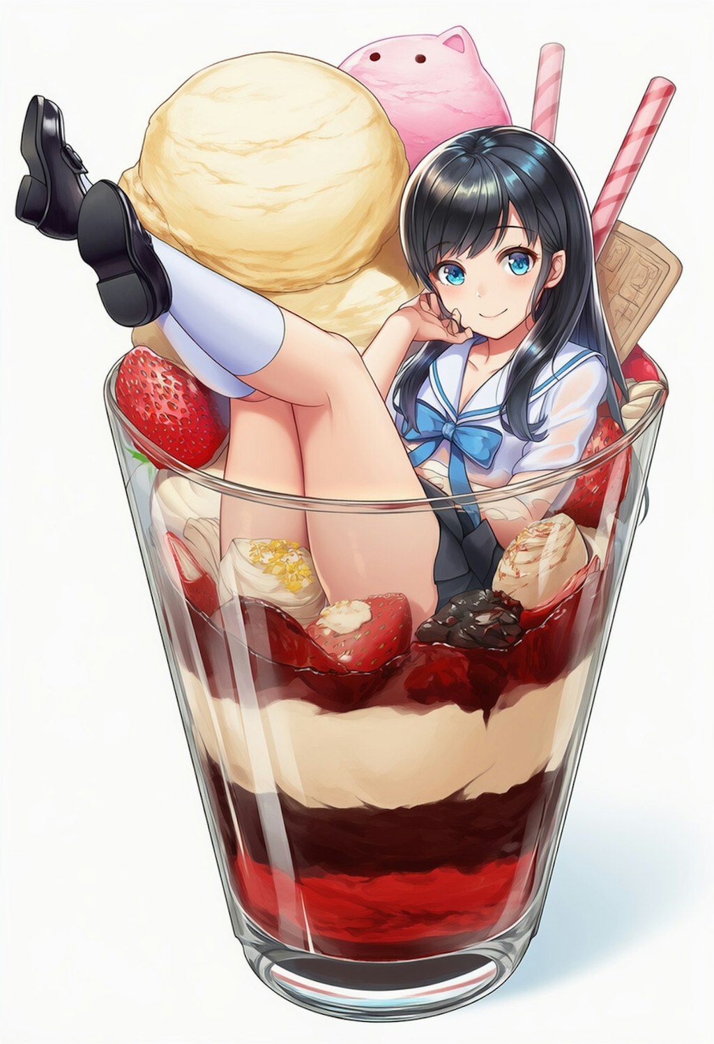 特製アイスを召し上がれ💛
