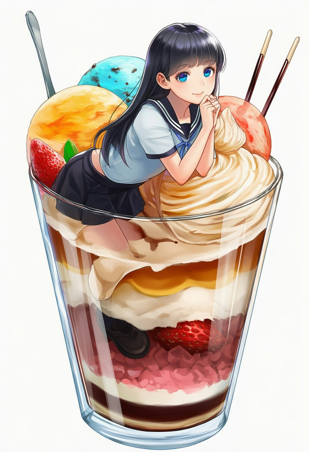 特製アイスを召し上がれ💛