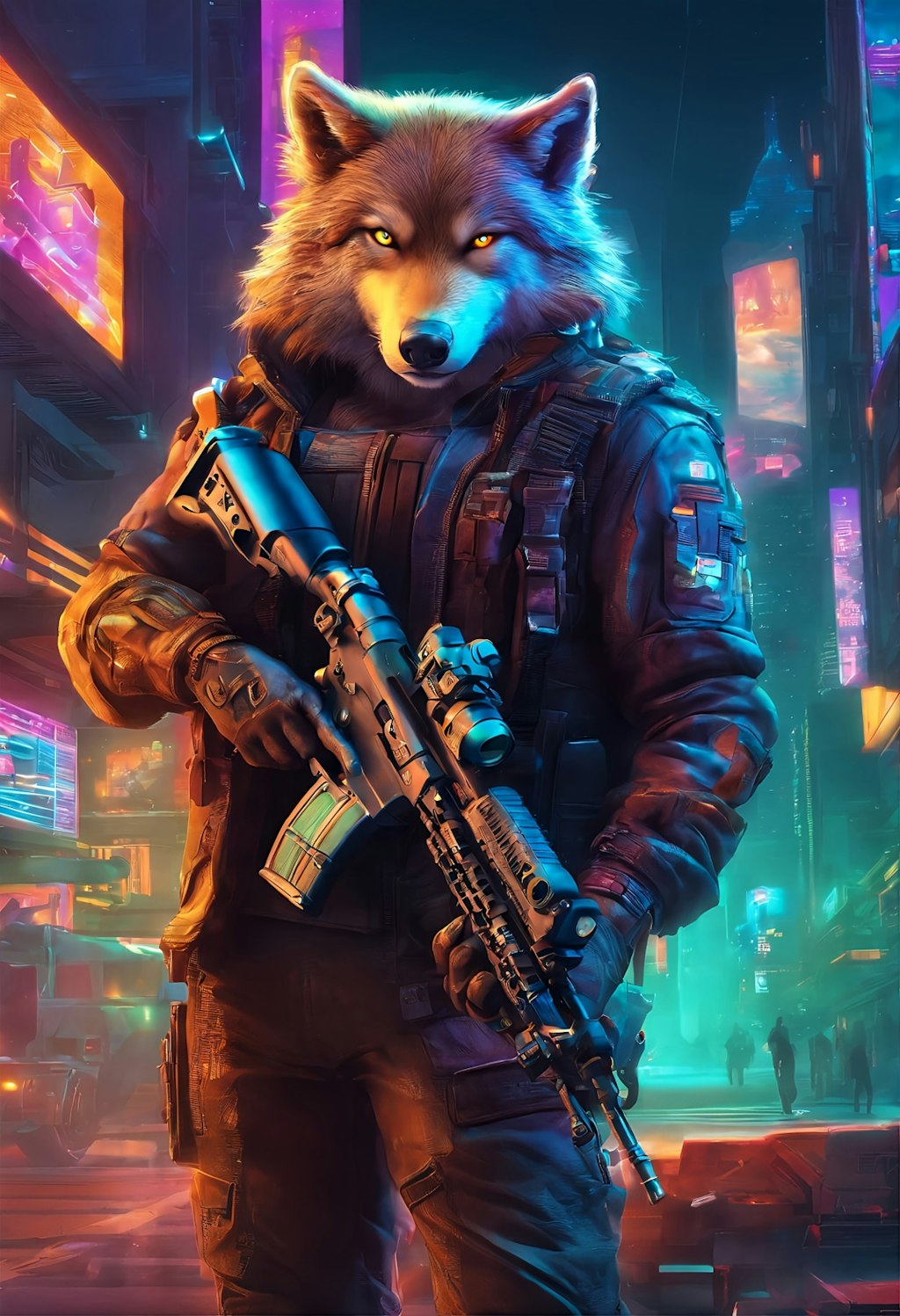 werewolf　cyber punk