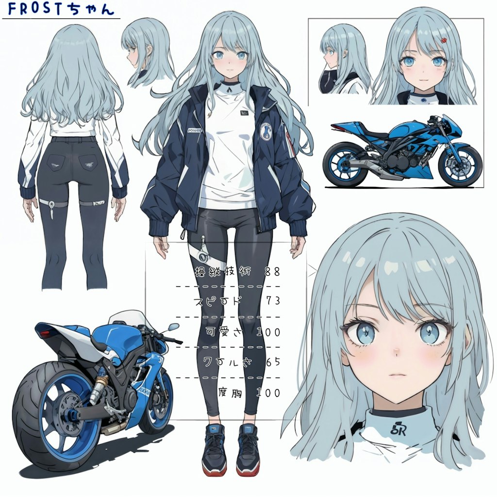 FROSTちゃん、バイクレーサー編