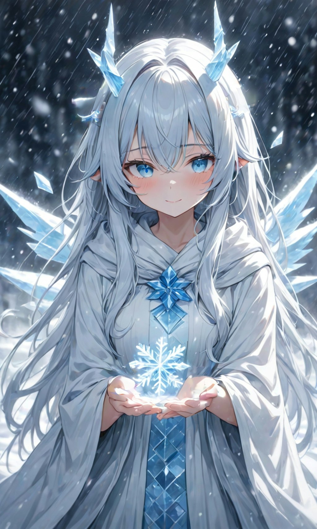 Ice dragon girl