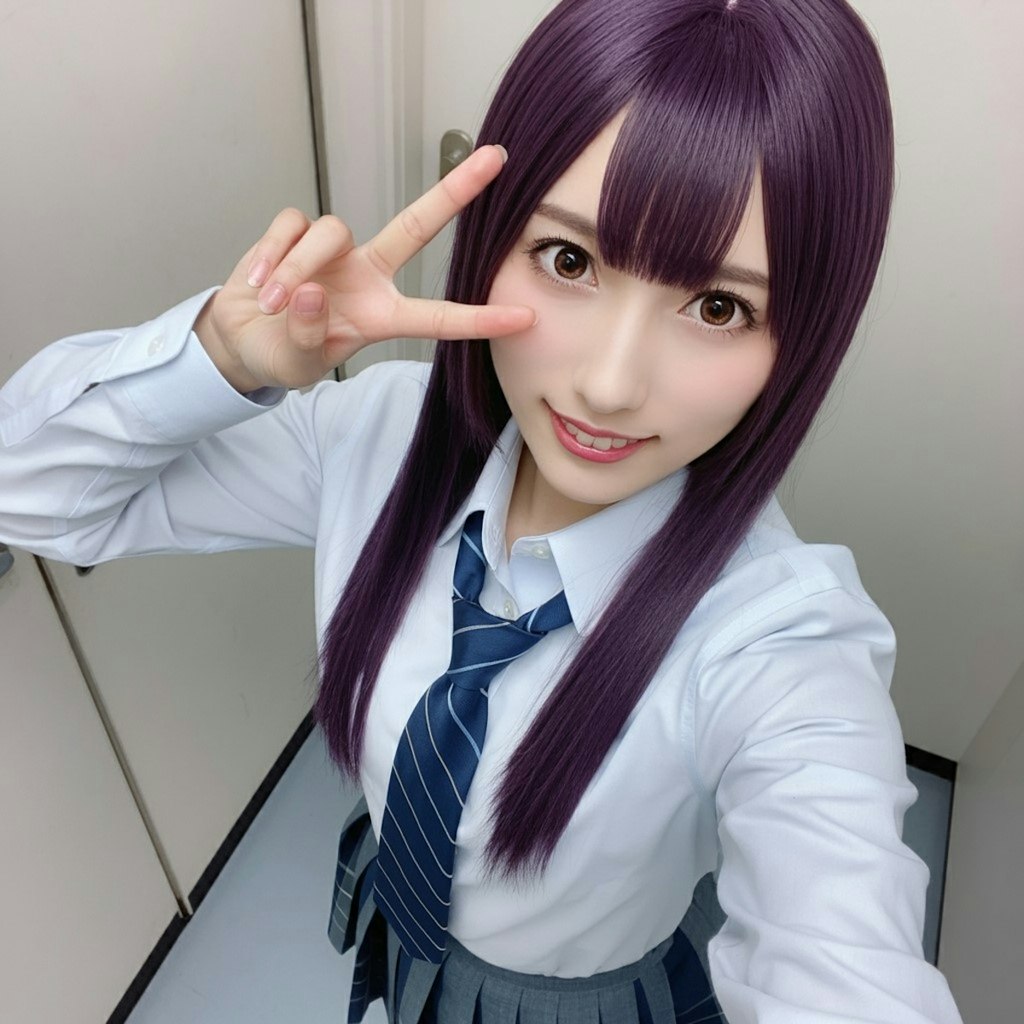 控室で撮影したアイドルのインスタ投稿