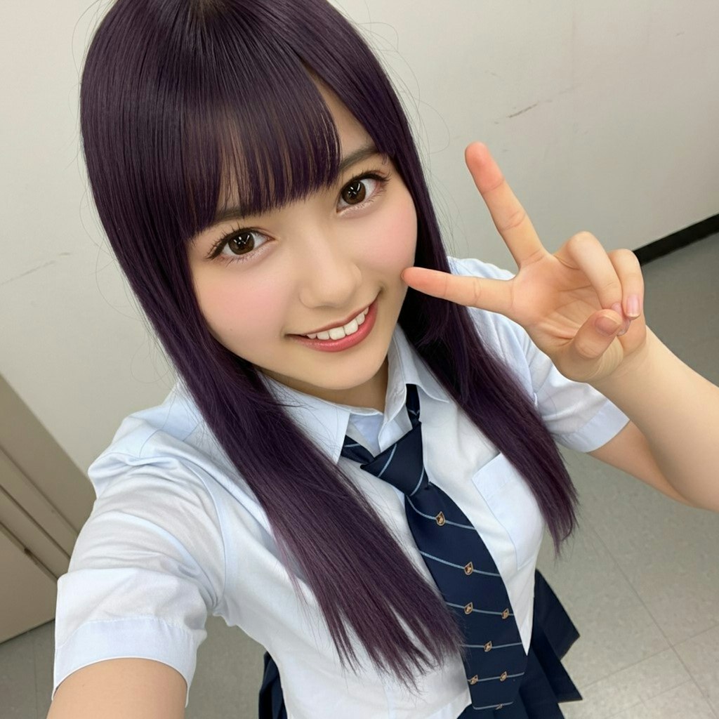 控室で撮影したアイドルのインスタ投稿