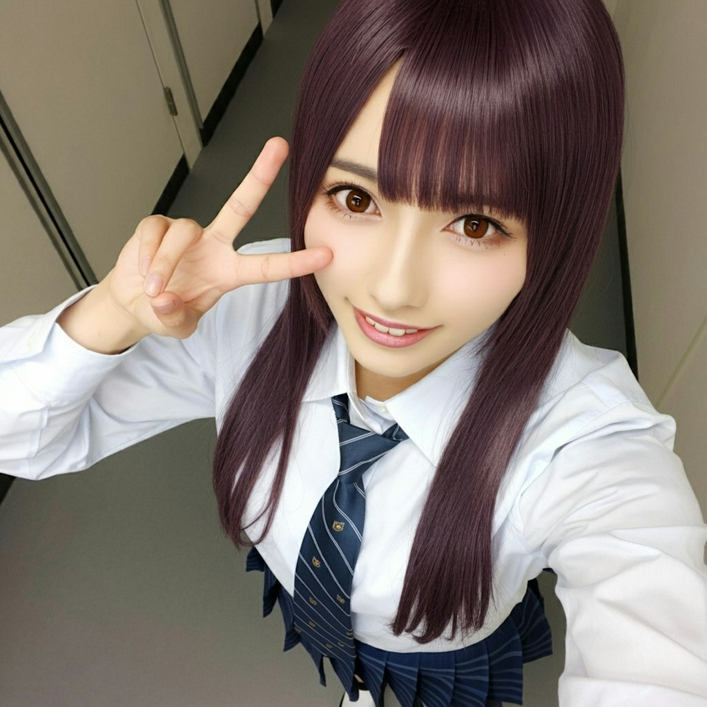 控室で撮影したアイドルのインスタ投稿