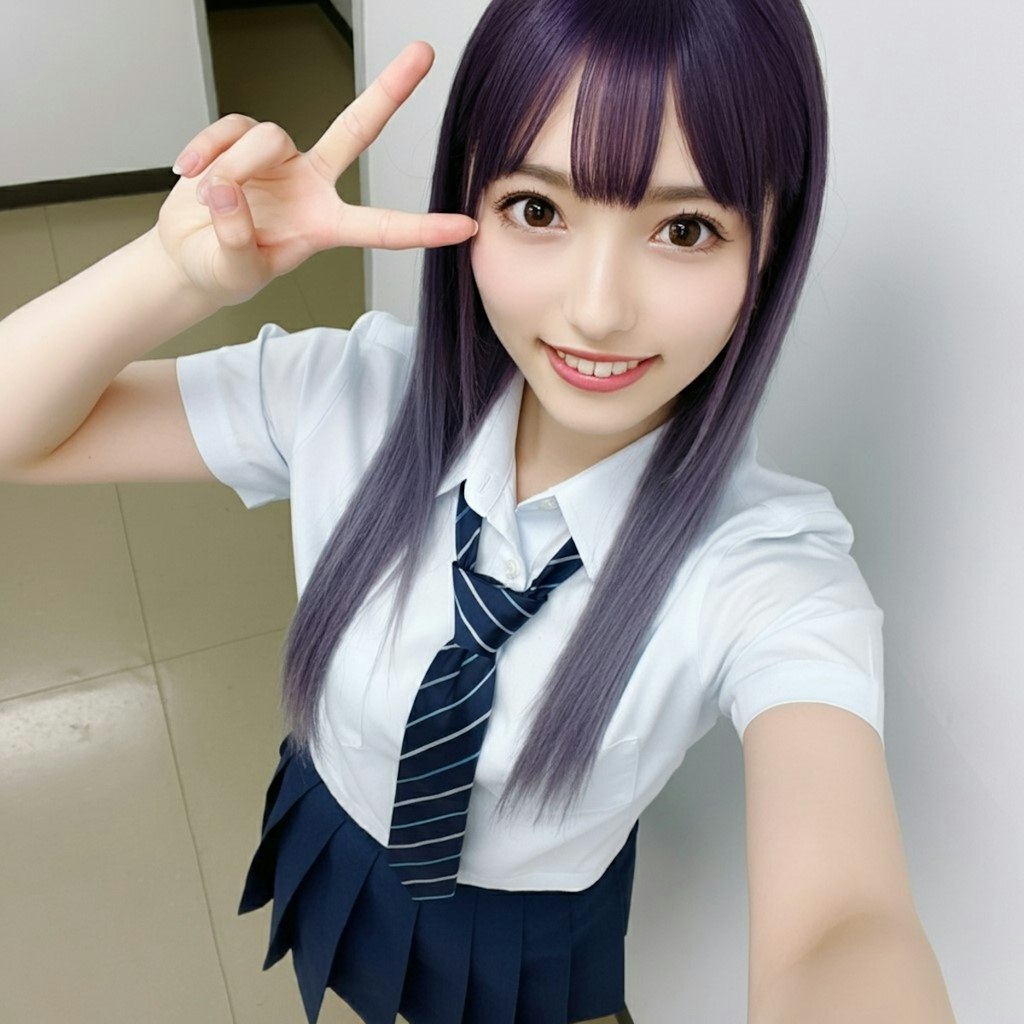 控室で撮影したアイドルのインスタ投稿