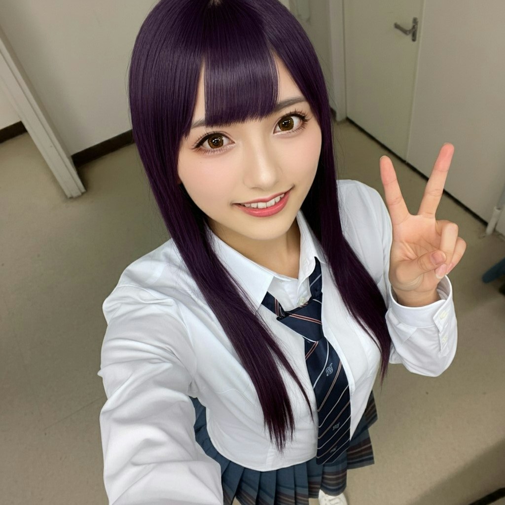 控室で撮影したアイドルのインスタ投稿