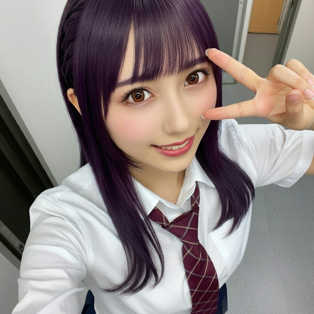 控室で撮影したアイドルのインスタ投稿