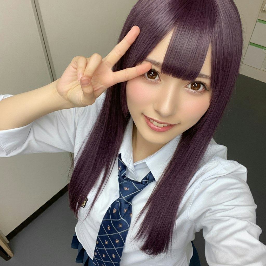 控室で撮影したアイドルのインスタ投稿