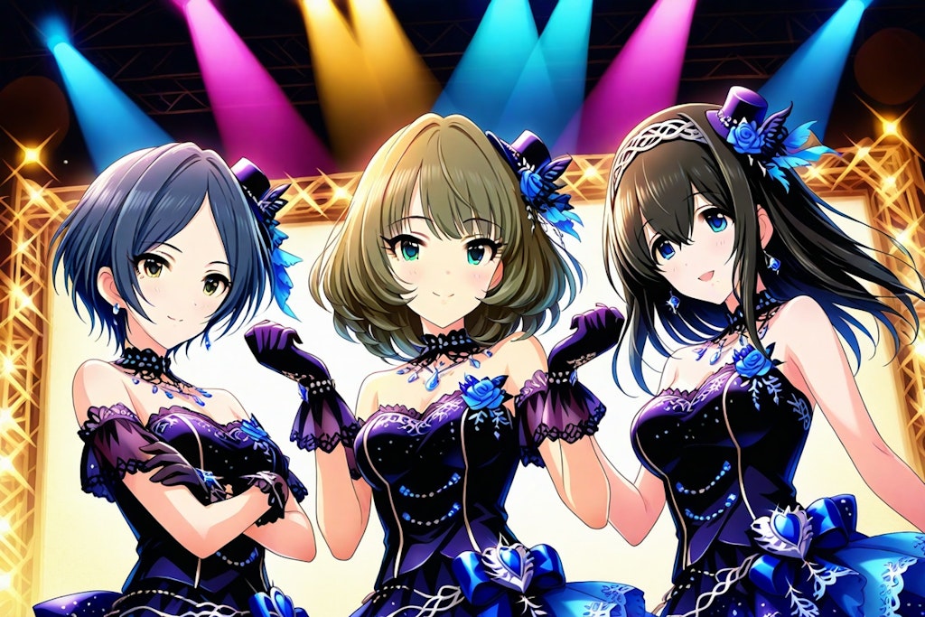 高垣楓 & 速水奏 & 鷺沢文香 のトリオユニット