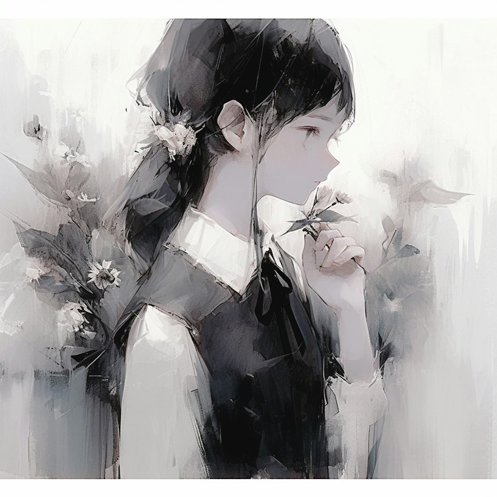 花と少女