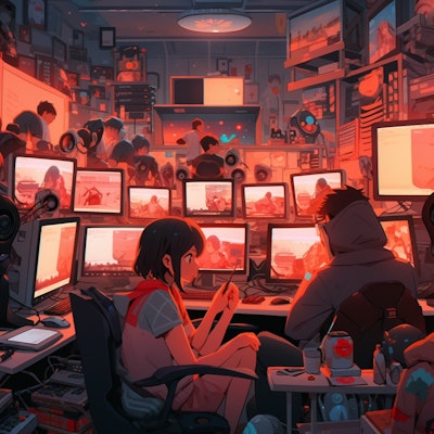 2030年、ゲーム部の部室