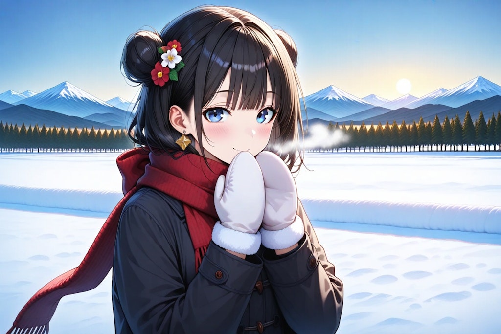 雪原のおだんごちゃん🍡✨