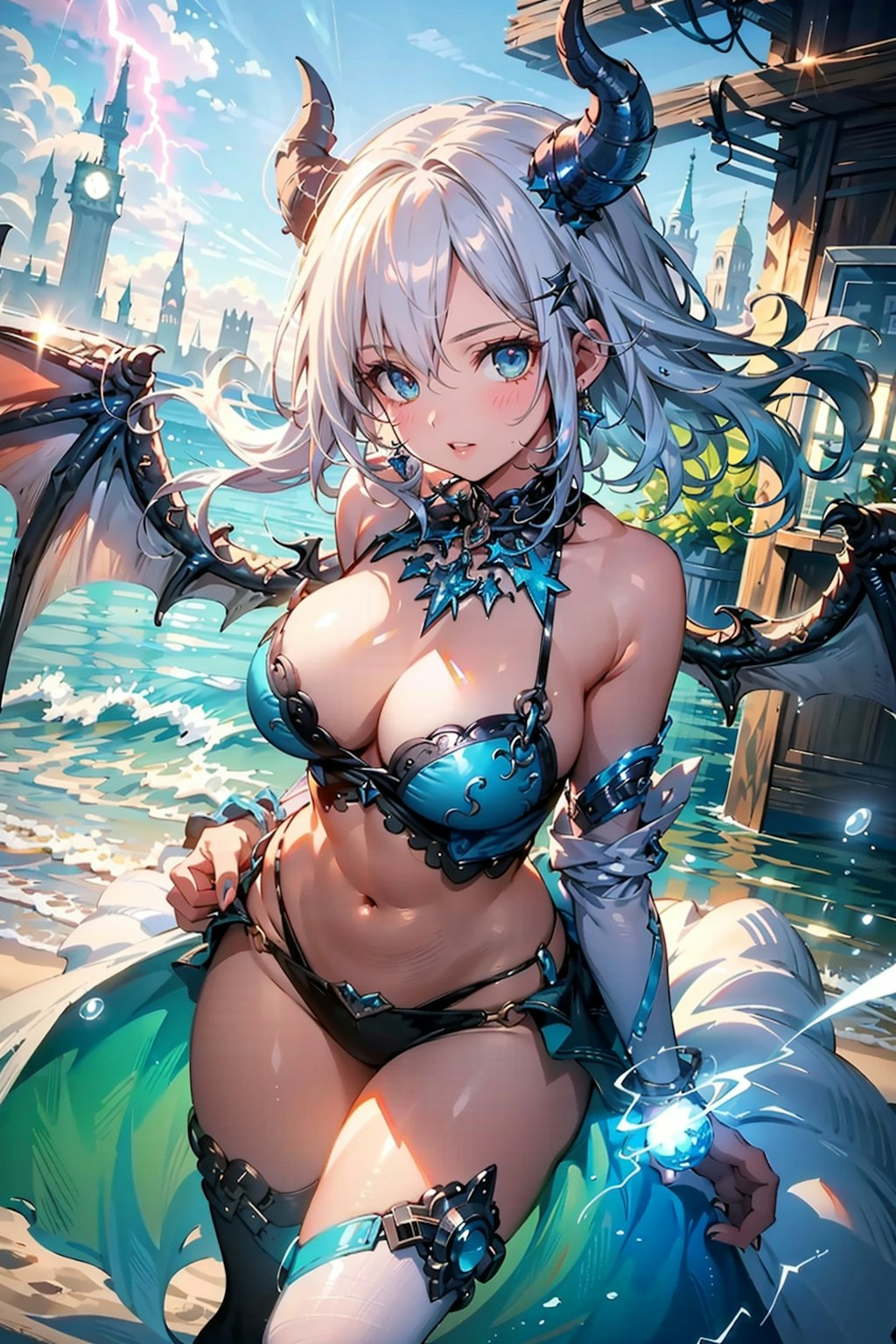 海辺のドラゴニュート姉さんCCP