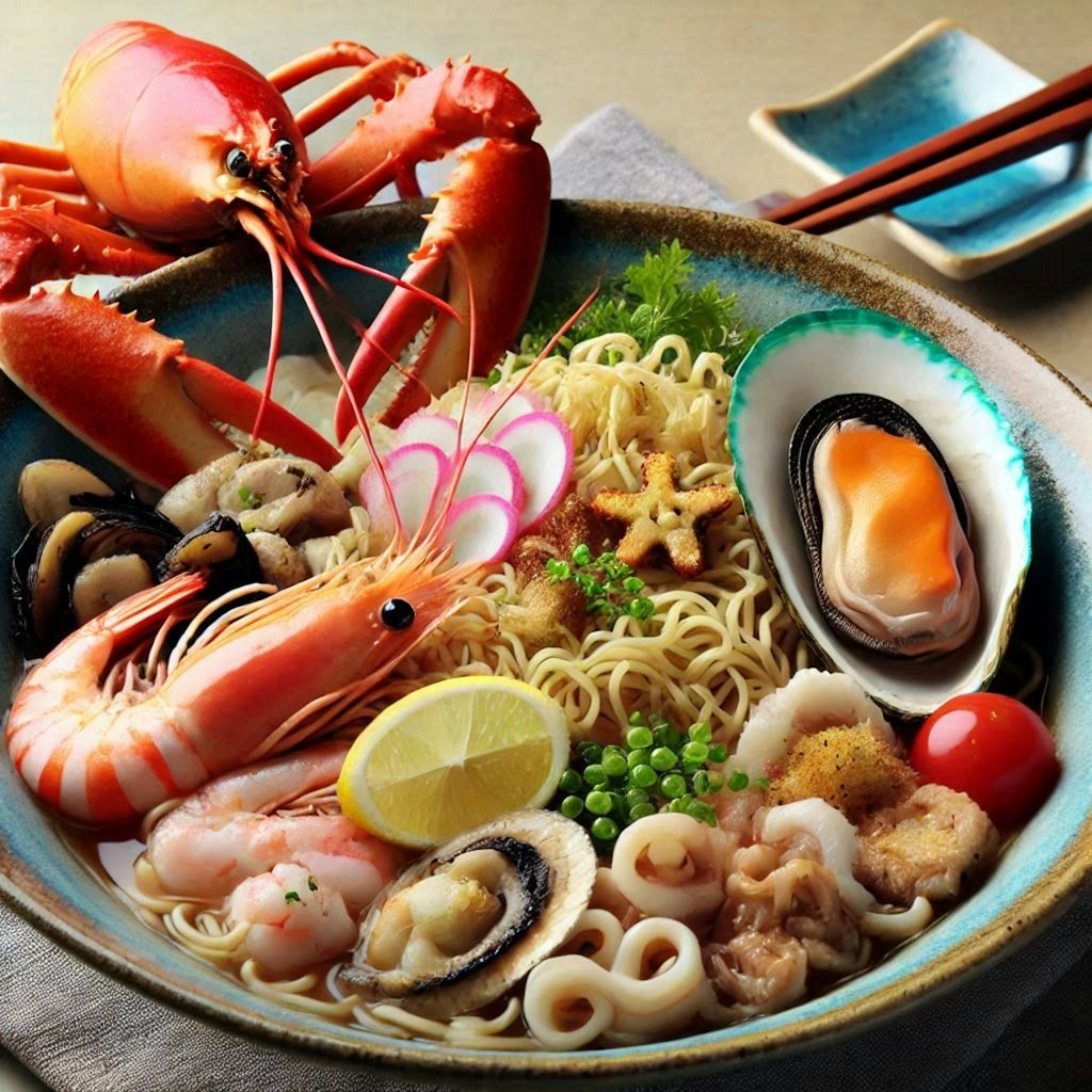 MPが回復しそうなseafood noodle