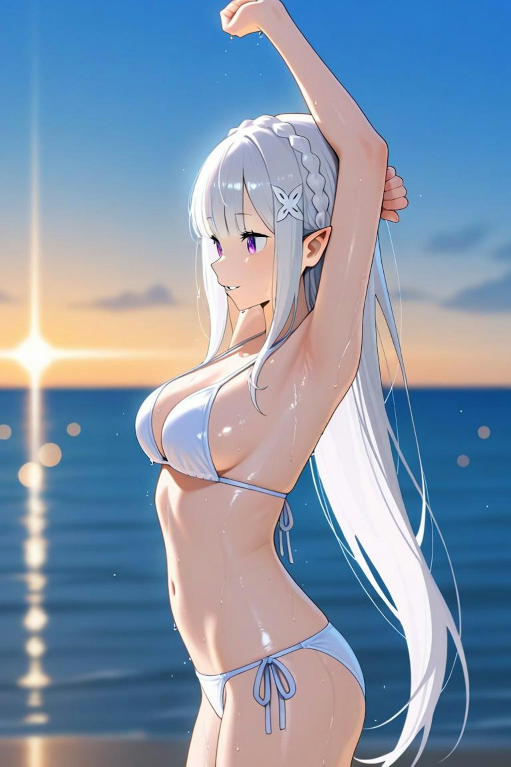水着エミリアたん