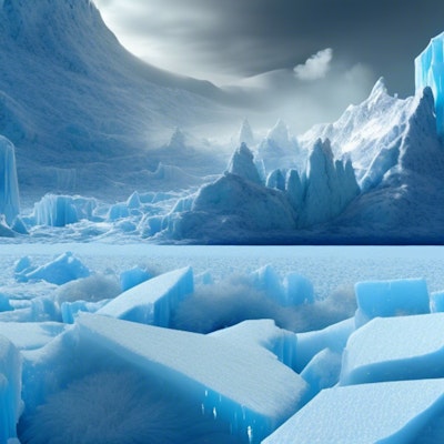 凍土の果てに佇む絶海の氷山