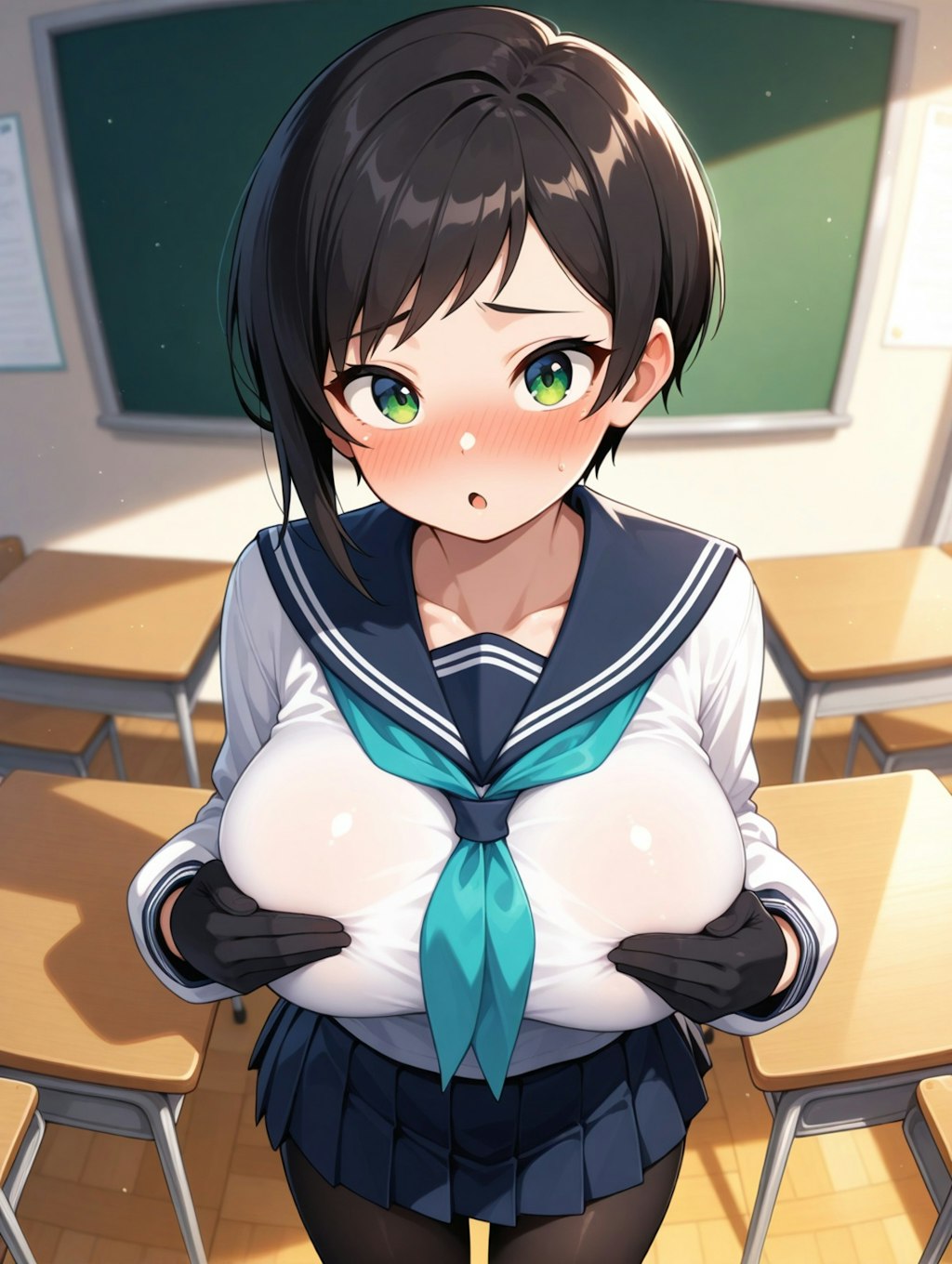 どこ見てるのよ…っ💦
