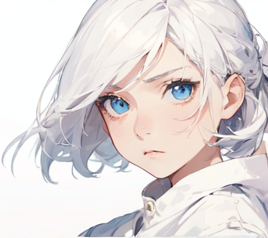 白少女２