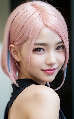 ピンク髪シリーズ