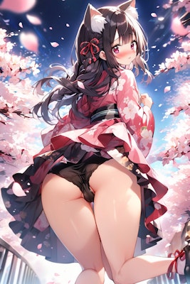 桜、お散歩