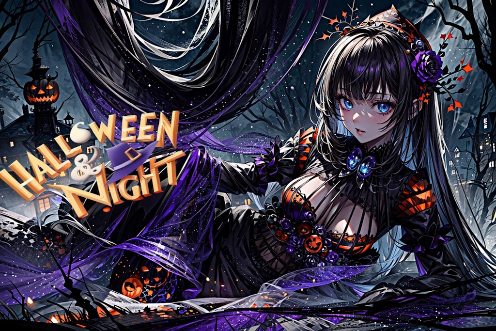 夜のとばりのハロウィン