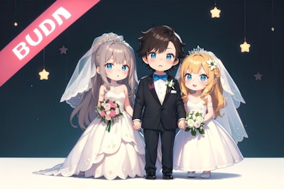 Bride and groom | の人気AIイラスト・グラビア