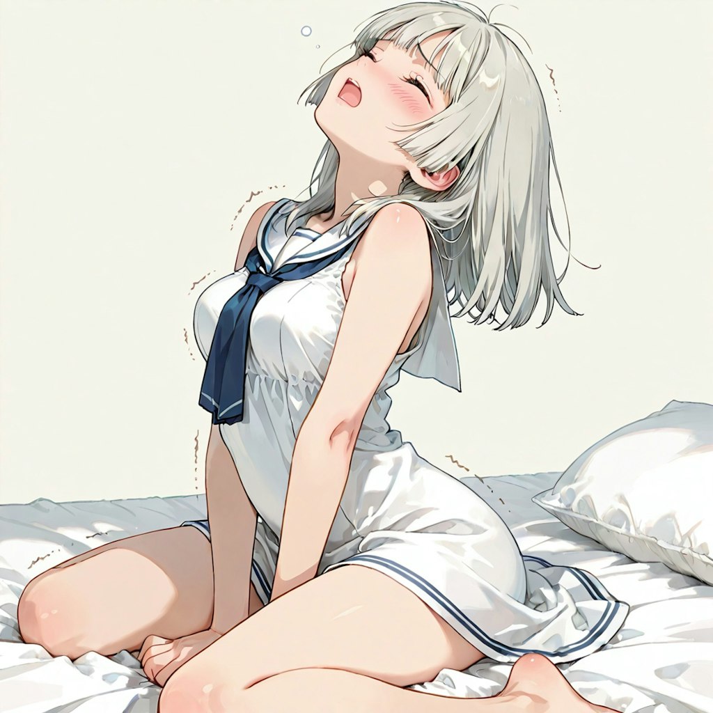 最後はおもらし
