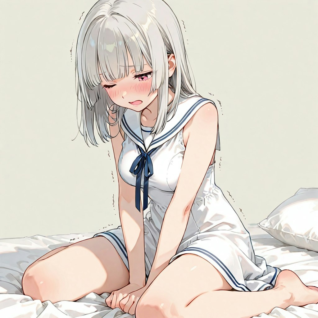 最後はおもらし