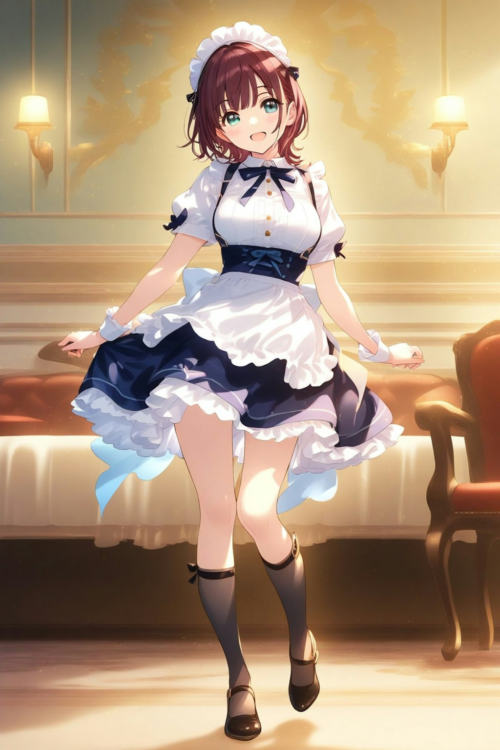 御用があれば、何なりとお申し付けください。