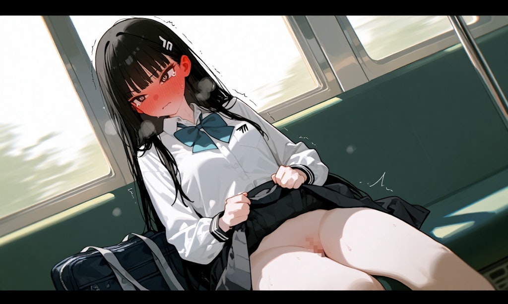 露出させられてる女の子
