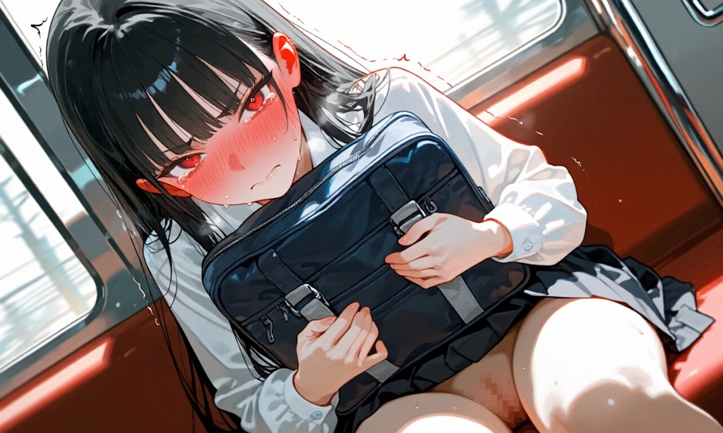 露出させられてる女の子