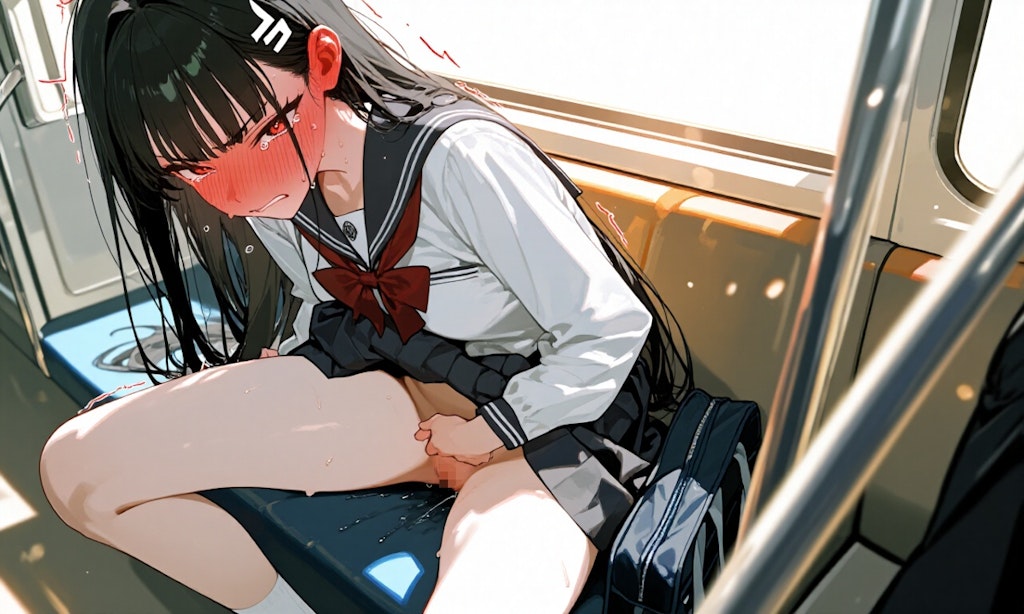露出させられてる女の子