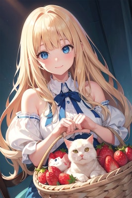 苺と猫