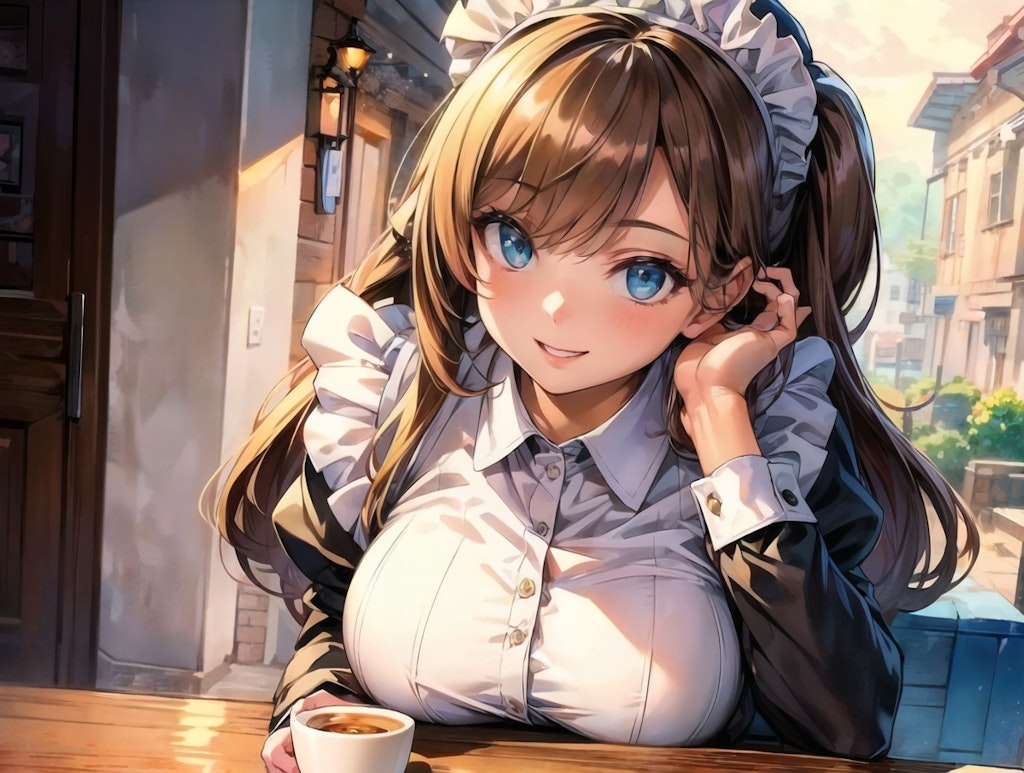 メイドさんとコーヒーブレイク