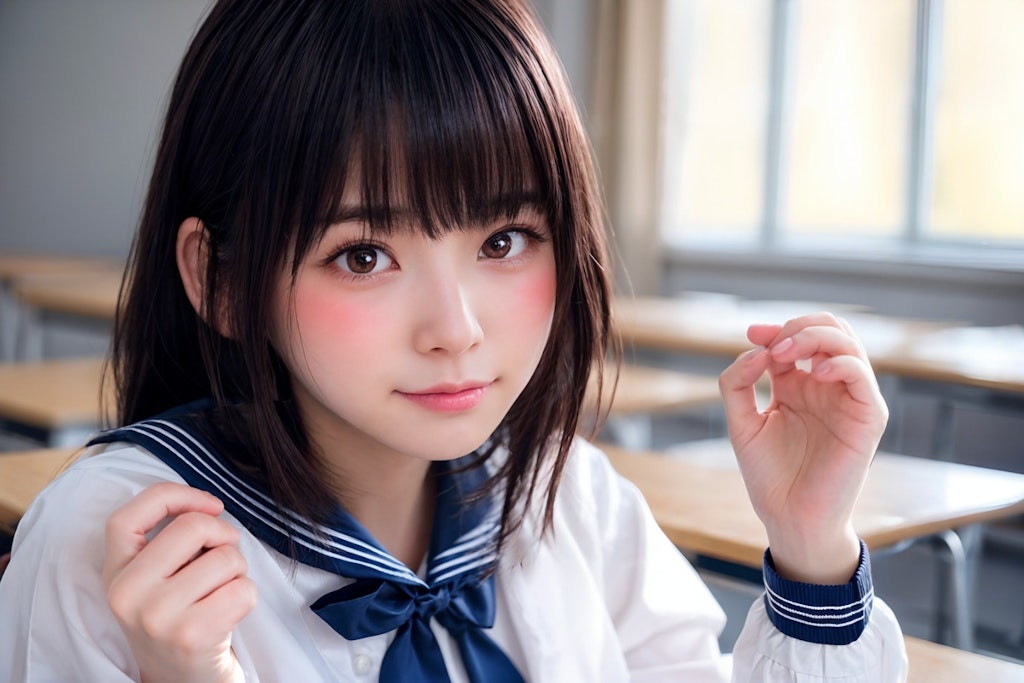 ちょっ、近いって