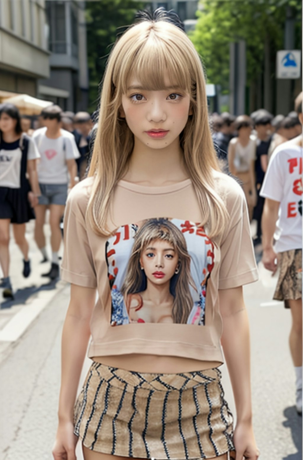 ギャルTシャツ　KN-4