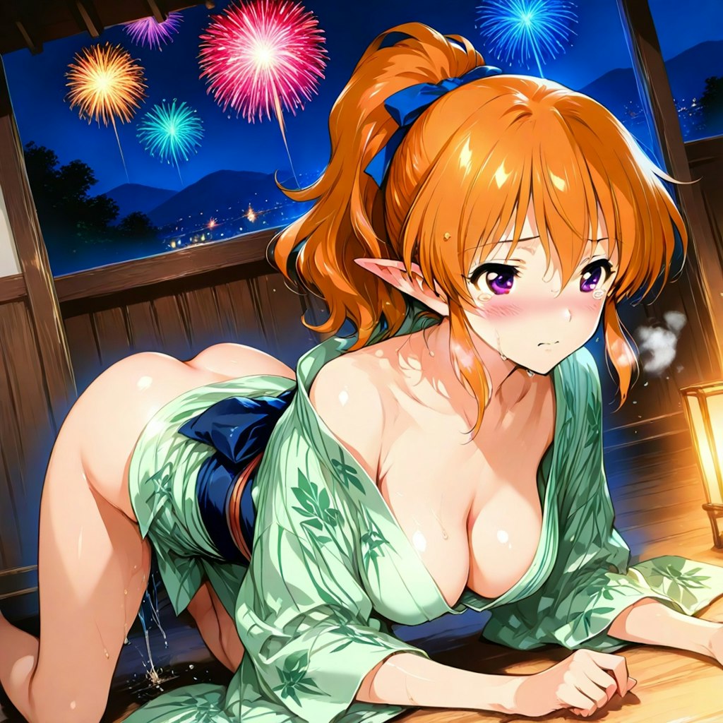 夏と花火と私の痴態