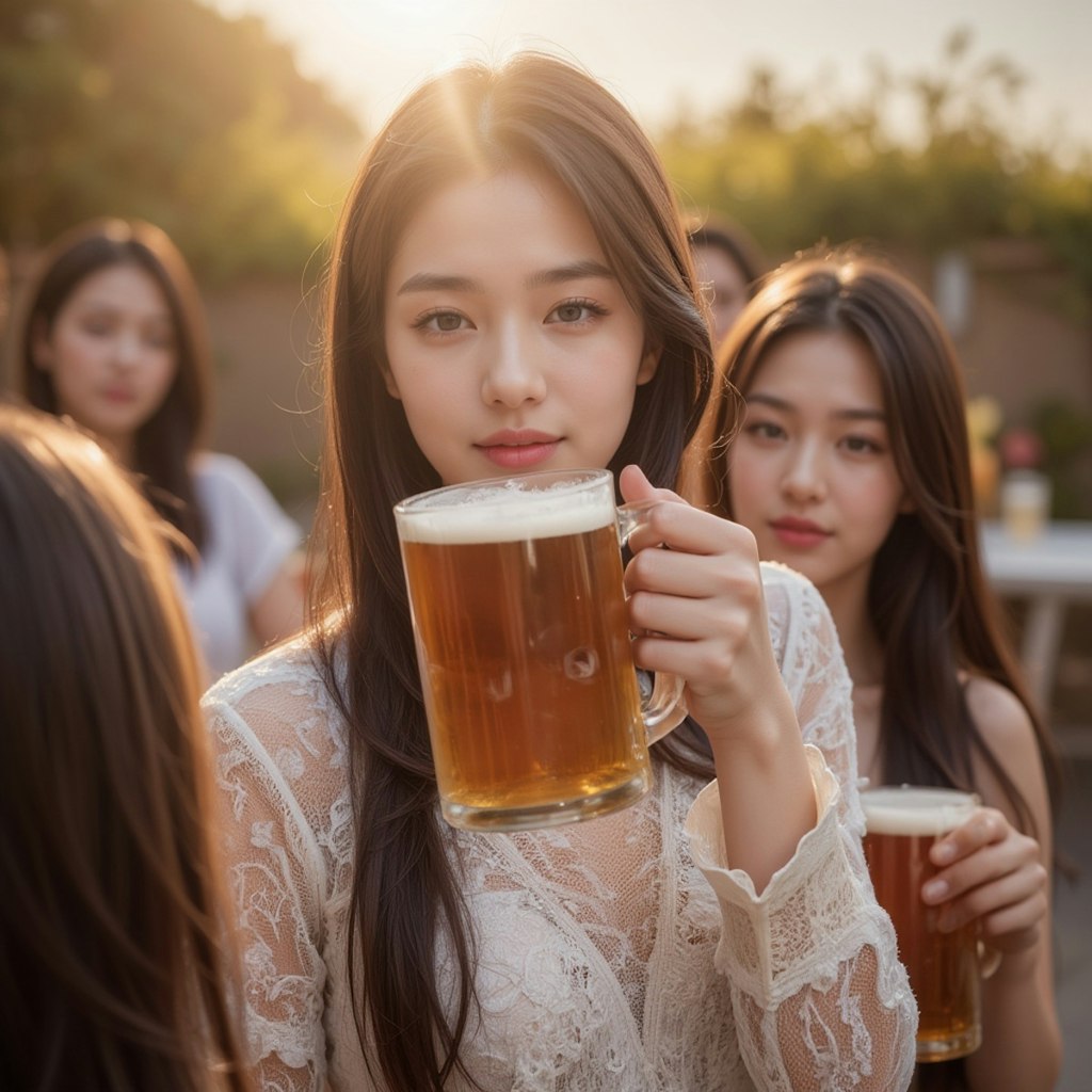 暑い、ビールだ🍺