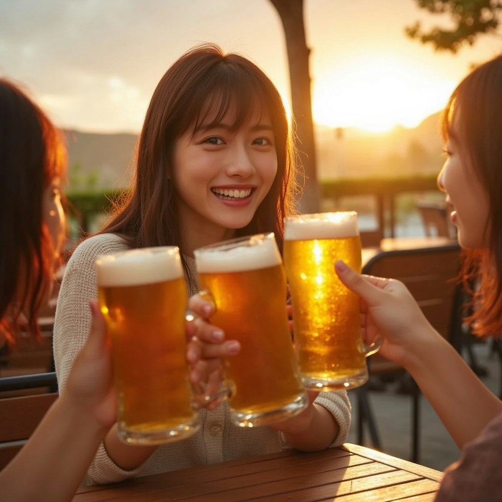 暑い、ビールだ🍺