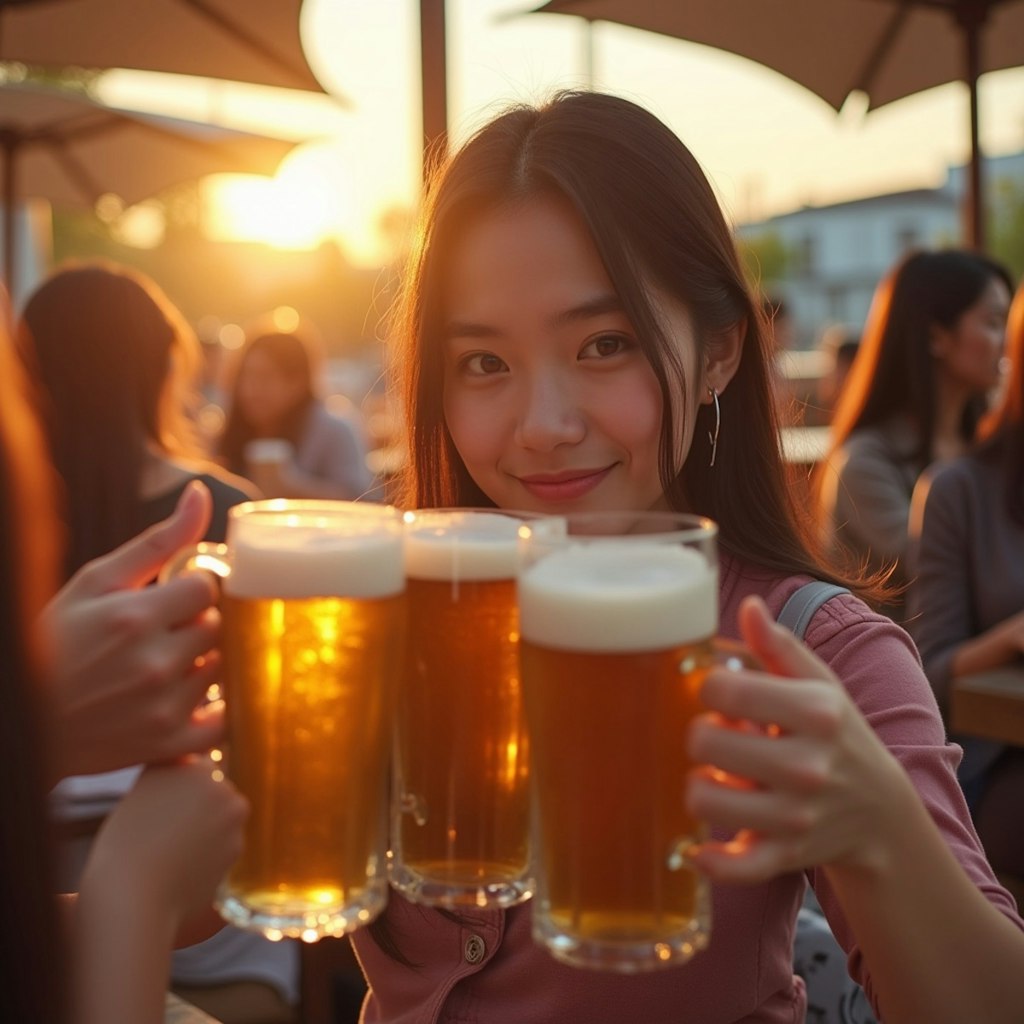 暑い、ビールだ🍺