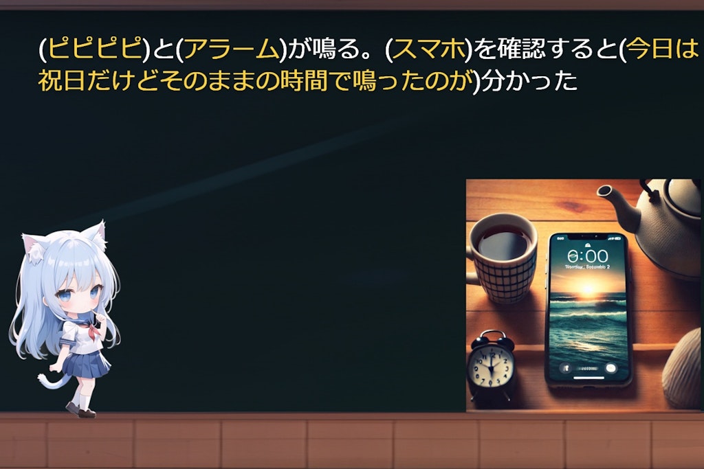 [空欄お題は２枚目から]ちょっと早い最終日の挨拶と、ねこなみの最終問題2