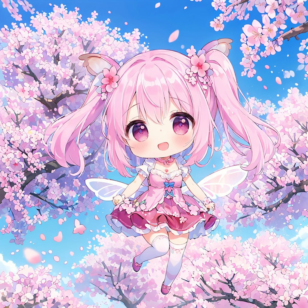 桜の花の妖精
