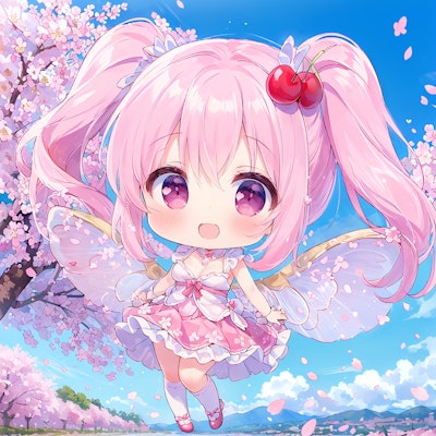 桜の花の妖精