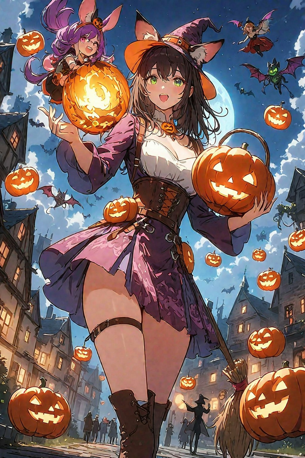 ハロウィンの魔女