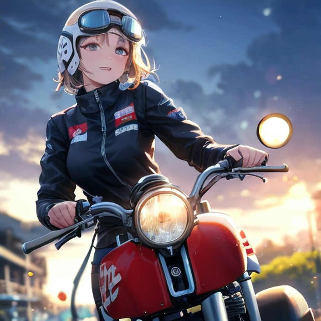 バイク好き彼女