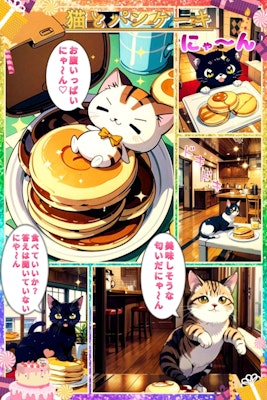 猫とパンケーキ　漫画