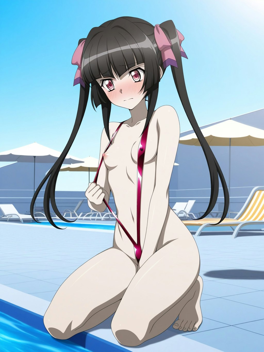 月読調 スリングショット水着