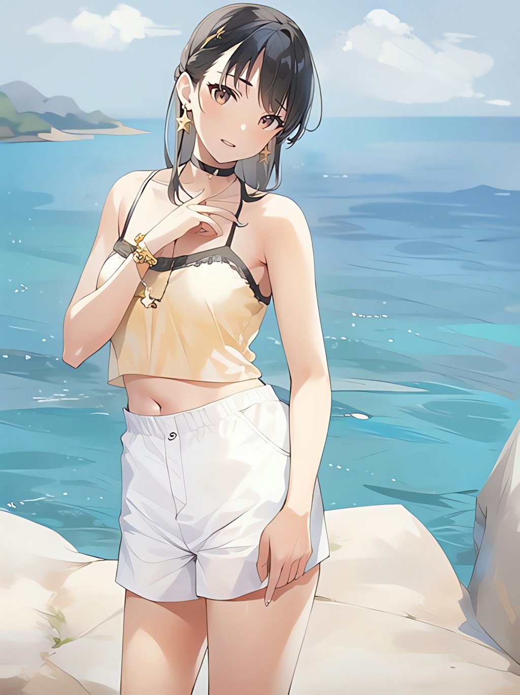 海と女の子！