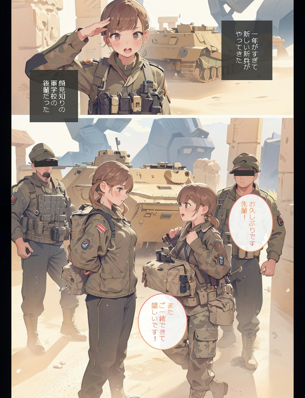 新兵ちゃんのお仕事(サンプル)