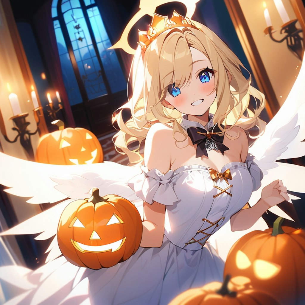 天使だってハロウィンパーティがしたい！